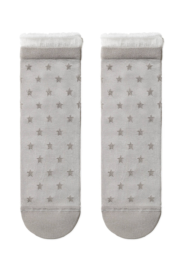 Conte Socks Classic - 491 Decorative Transparent Mesh