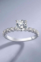 Classic 4-Prong Moissanite Ring