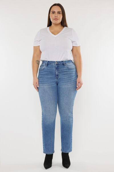 Kancan Full Size Cat's Whiskers High Waist Jeans