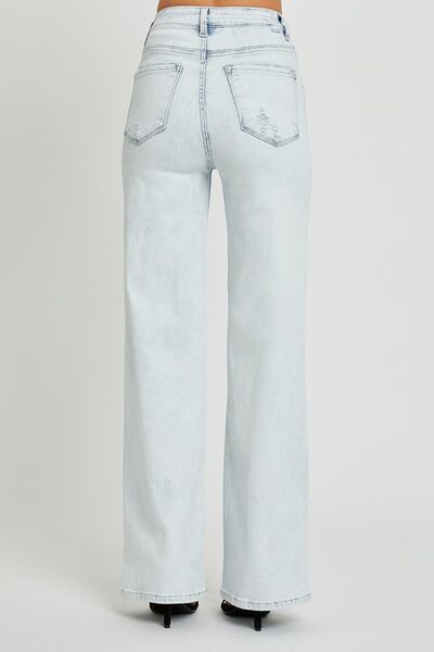 RISEN Ultra High Waist Wide Leg Jeans