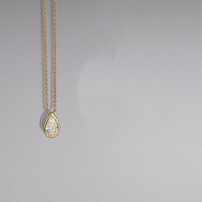 18K Gold-Plated Stainless Steel Pendant Necklace