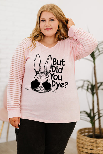 Plus Size BUT DID YOU DYE Graphic Easter Tee