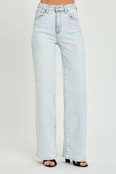 RISEN Ultra High Waist Wide Leg Jeans