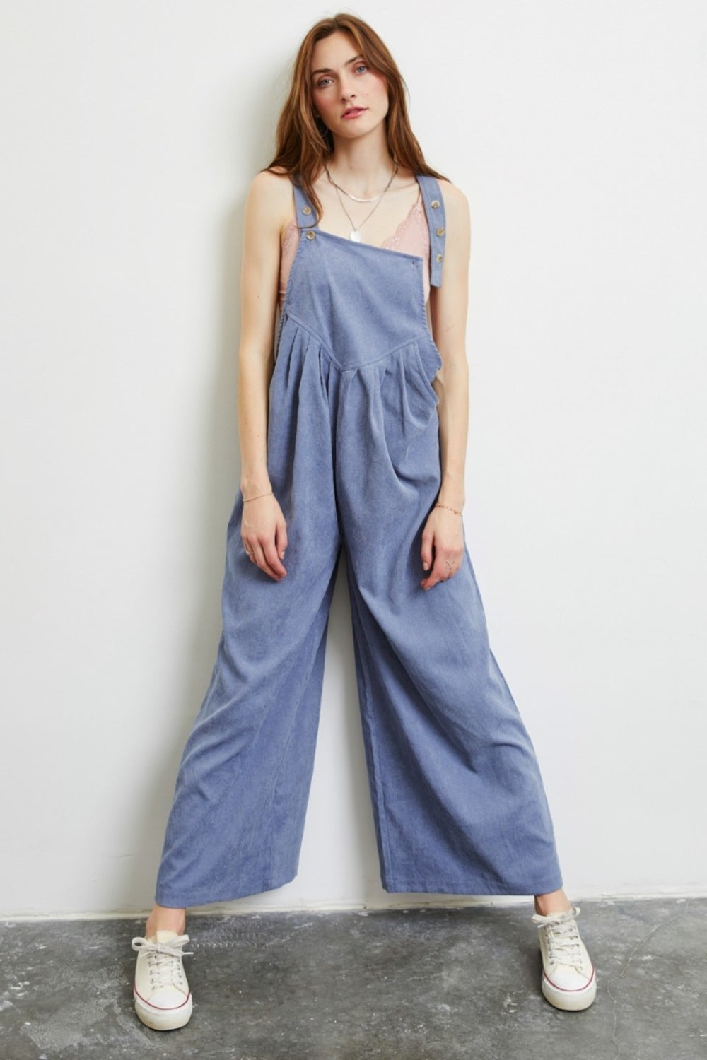 HEYSON Full Size Wide Leg Overalls with Pockets