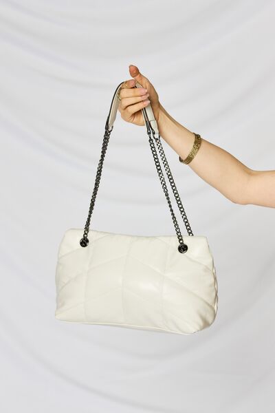 SHOMICO PU Leather Chain Handbag