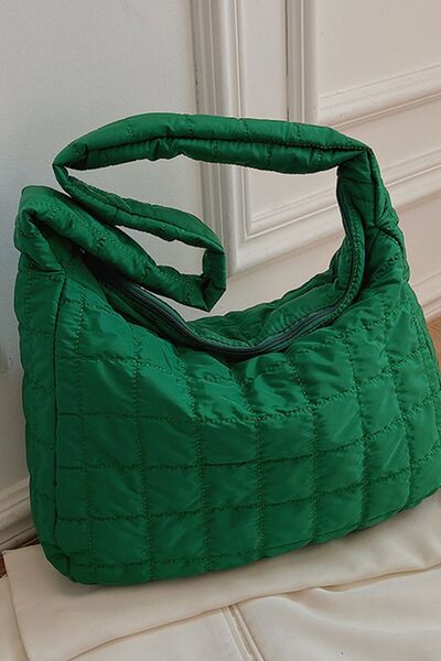 Large Quilted Shoulder Bag